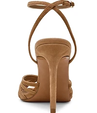 Steve Madden Mizuna Suede Strappy Stiletto Dress Sandals
