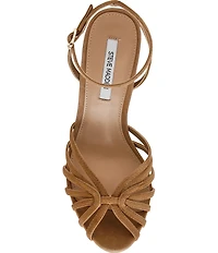 Steve Madden Mizuna Suede Strappy Stiletto Dress Sandals