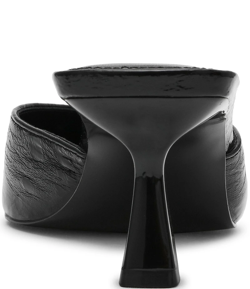Steve Madden Mod Crinkle Leather Mule Pumps