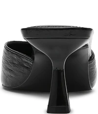 Steve Madden Mod Crinkle Leather Mule Pumps