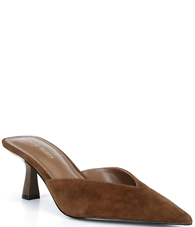Steve Madden Mod Suede Dress Mules