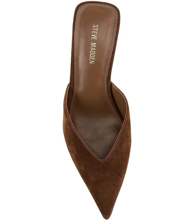 Steve Madden Mod Suede Dress Mules