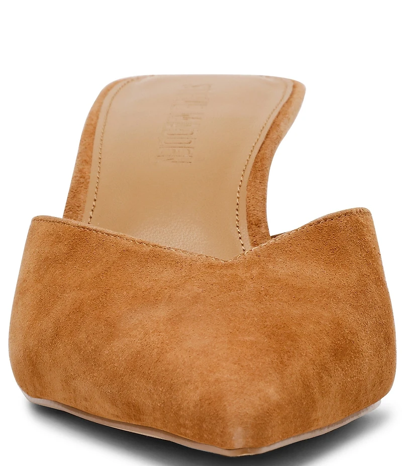 Steve Madden Mod Suede Dress Mules