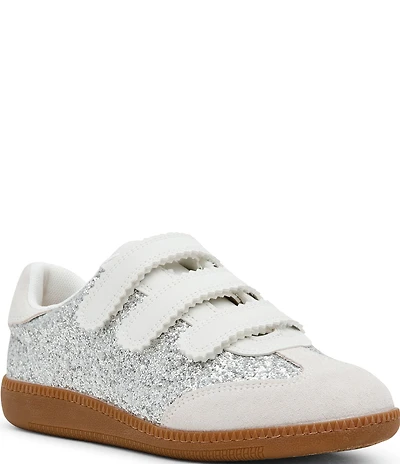 Steve Madden Momentum Glitter Hook-and-Loop Gum Sole Sneakers