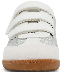 Steve Madden Momentum Glitter Hook-and-Loop Gum Sole Sneakers