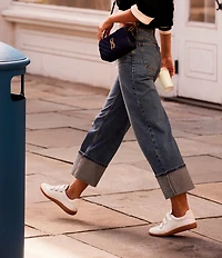 Steve Madden Momentum Gum Sole Hook-and-Loop Low-Top Sneakers