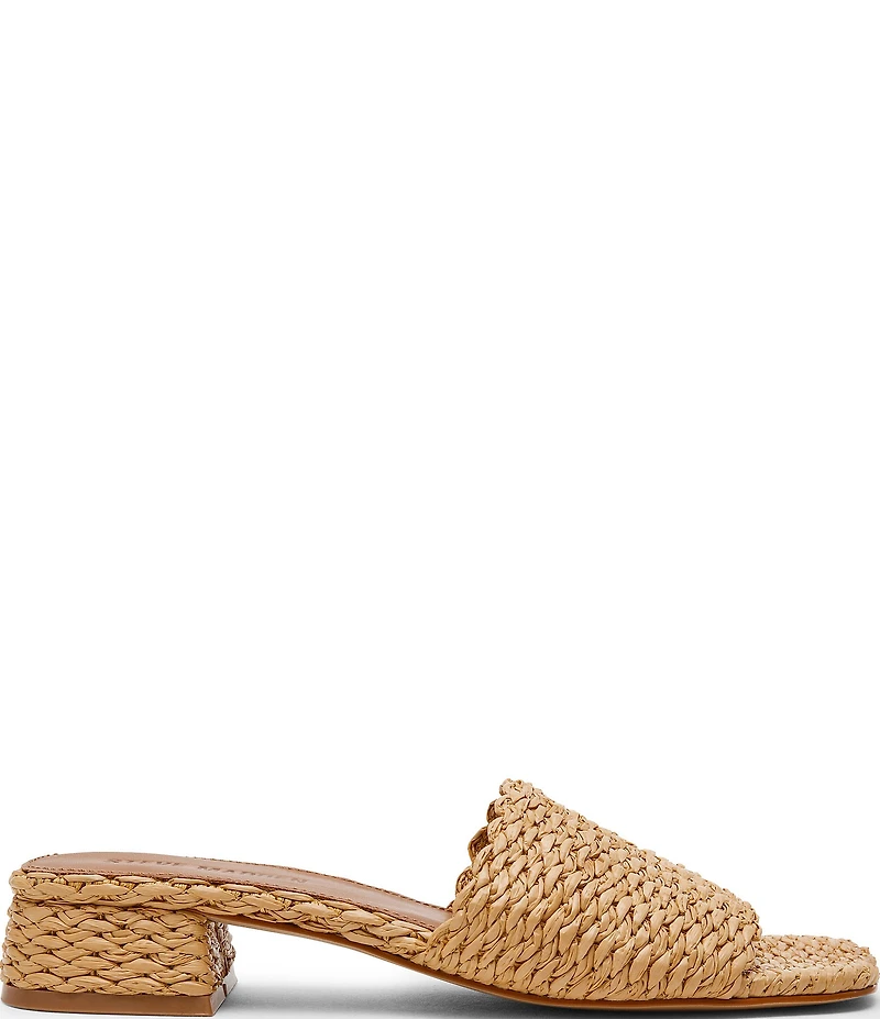 Steve Madden Montgomery Raffia Slide Sandals