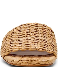 Steve Madden Montgomery Raffia Slide Sandals