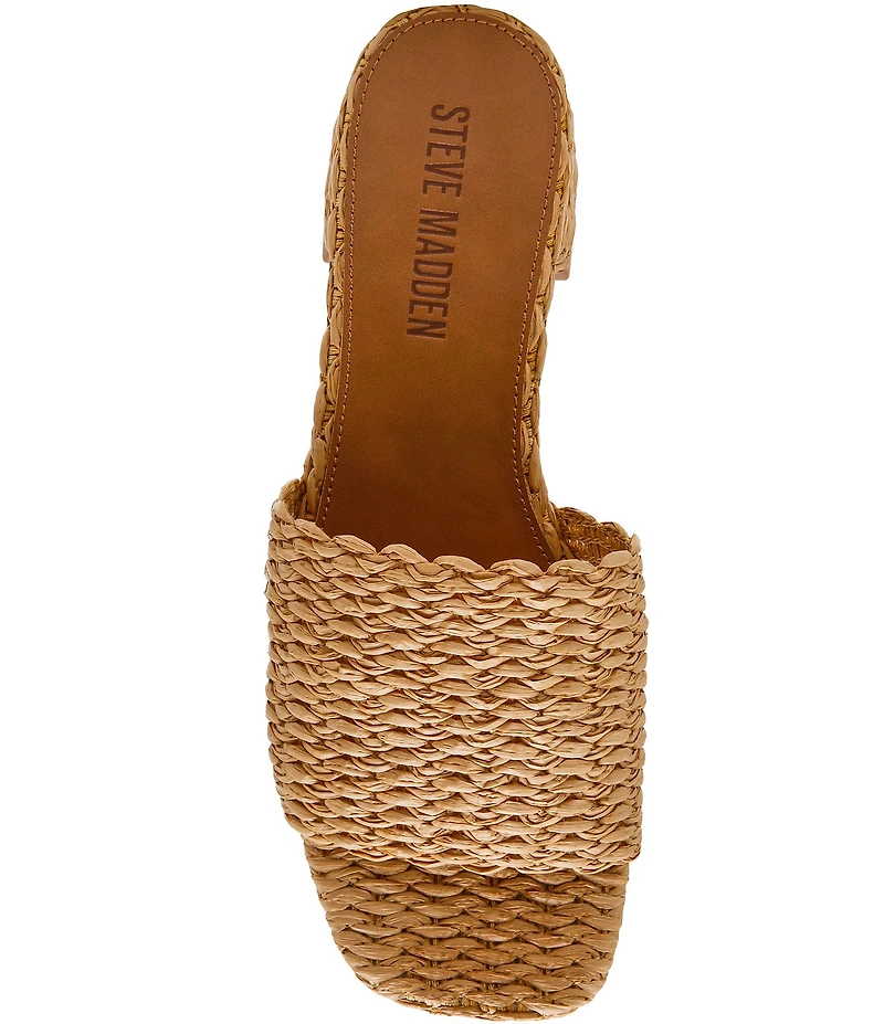 Steve Madden Montgomery Raffia Slide Sandals