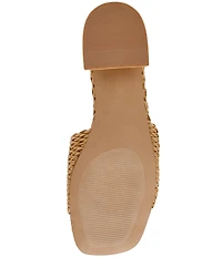 Steve Madden Montgomery Raffia Slide Sandals