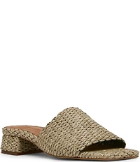 Steve Madden Montgomery Raffia Slide Sandals