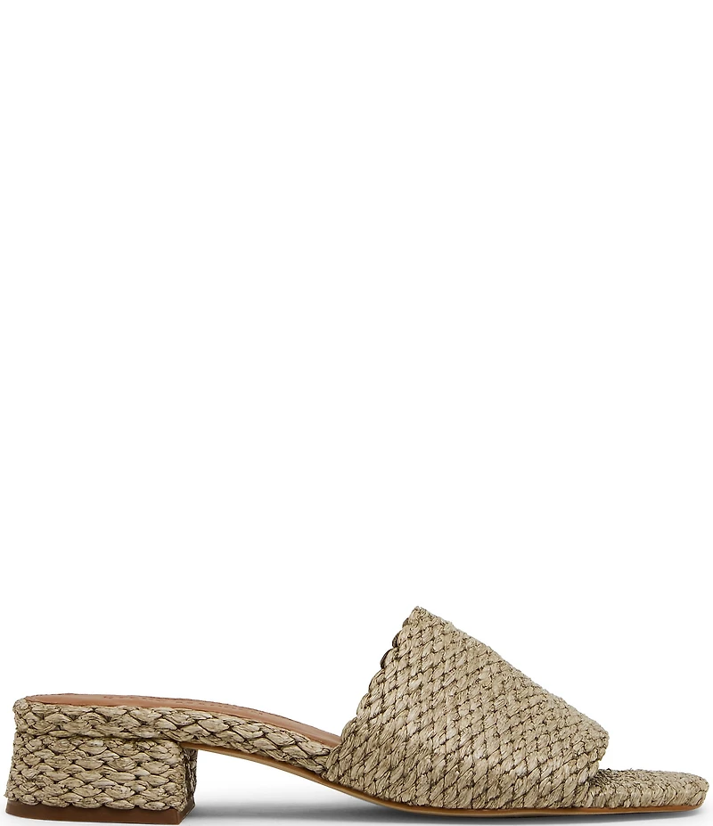 Steve Madden Montgomery Raffia Slide Sandals