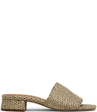 Steve Madden Montgomery Raffia Slide Sandals