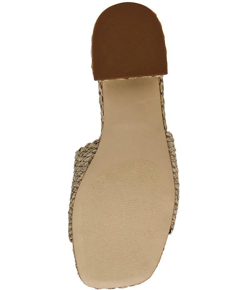 Steve Madden Montgomery Raffia Slide Sandals