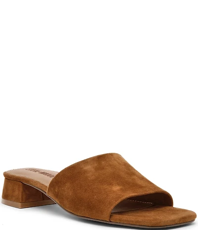 Steve Madden Montgomery Suede Dress Slide Sandals