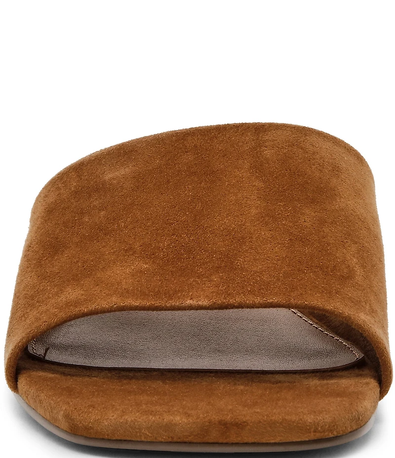 Steve Madden Montgomery Suede Dress Slide Sandals