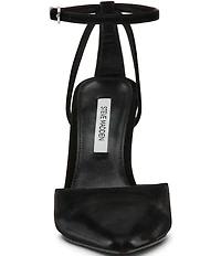 Steve Madden Morrie Techno Satin Pointed Toe Stiletto Pumps