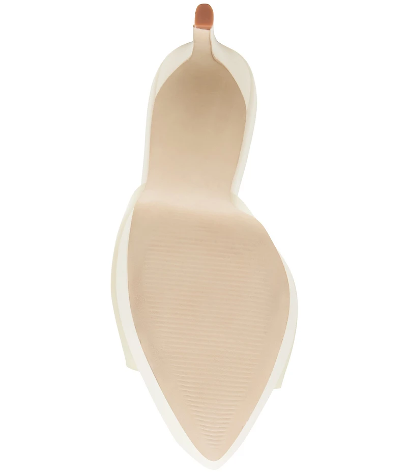Steve Madden Motel Clear Platform Stiletto Dress Slide Sandals