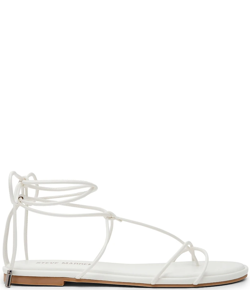 Steve Madden Myrtle Ankle Wrap Flat Thong Sandals