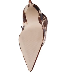 Steve Madden Nitro Cow Print Calf Hair Knee High Stiletto Boots