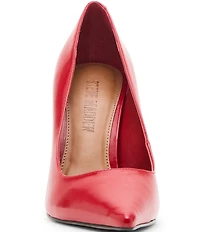 Steve Madden Noir Leather Pointed Toe Stiletto Pumps