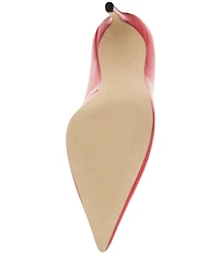 Steve Madden Noir Leather Pointed Toe Stiletto Pumps