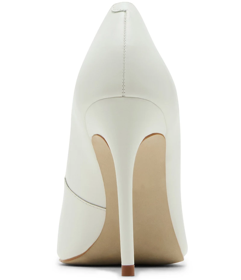 Steve Madden Noir Leather Pointed Toe Stiletto Pumps