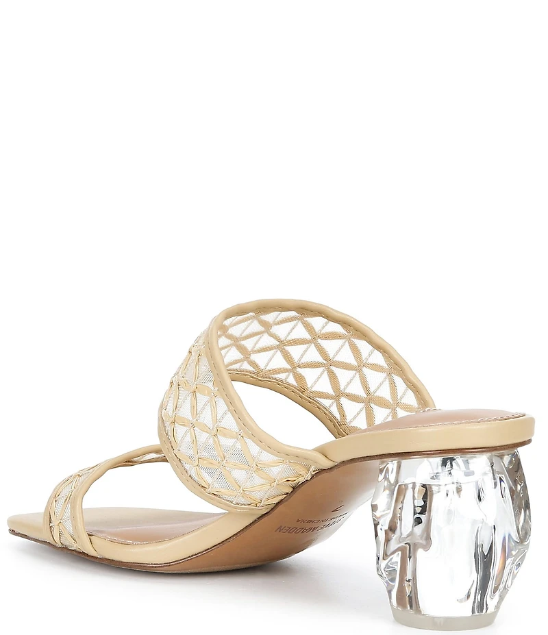 Steve Madden Nola Raffia Block Heel Dress Sandals