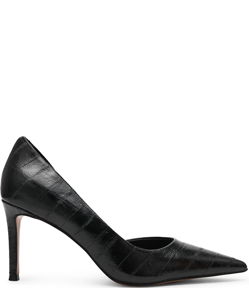 Steve Madden Nula Embossed Pointed Toe d'Orsay Pumps