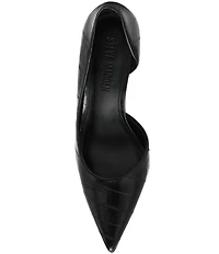 Steve Madden Nula Embossed Pointed Toe d'Orsay Pumps