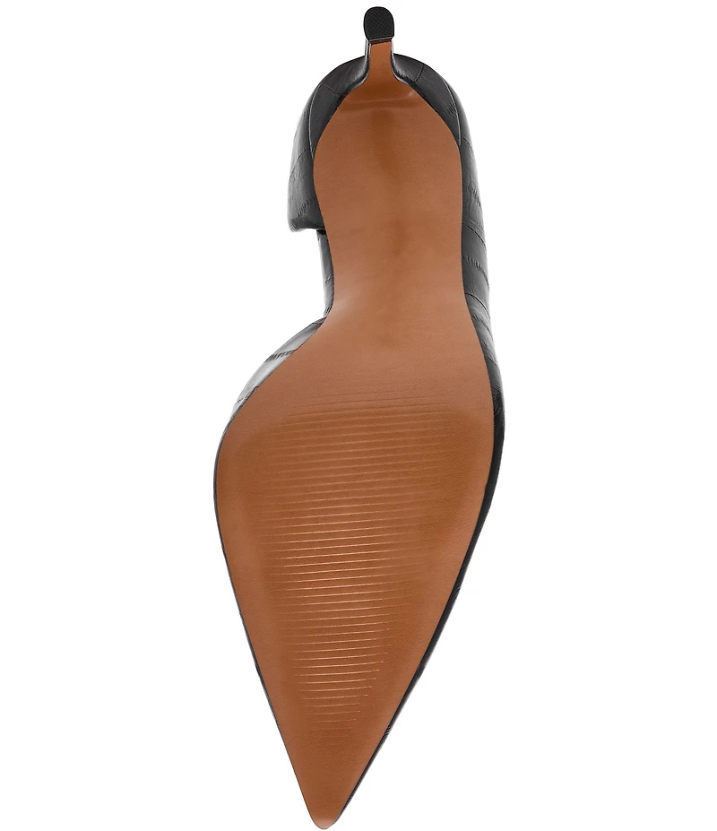 Steve Madden Nula Embossed Pointed Toe d'Orsay Pumps