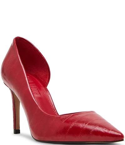 Steve Madden Nula Embossed Pointed Toe d'Orsay Pumps