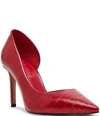 Steve Madden Nula Embossed Pointed Toe d'Orsay Pumps