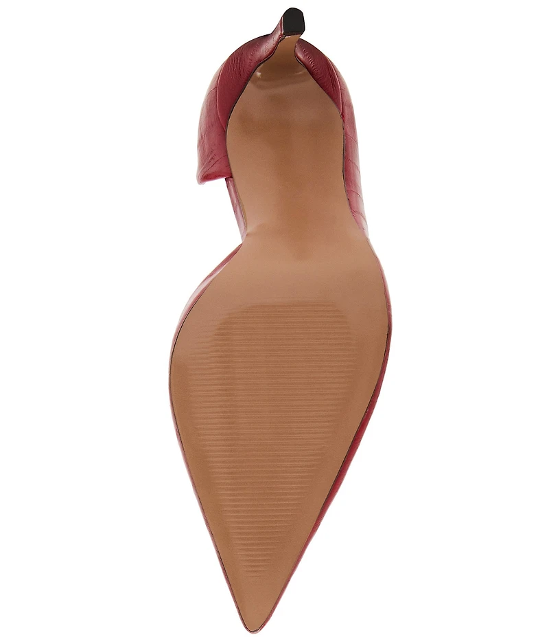 Steve Madden Nula Embossed Pointed Toe d'Orsay Pumps