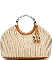 Steve Madden O Ring Handle Straw Bag