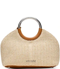 Steve Madden O Ring Handle Straw Bag