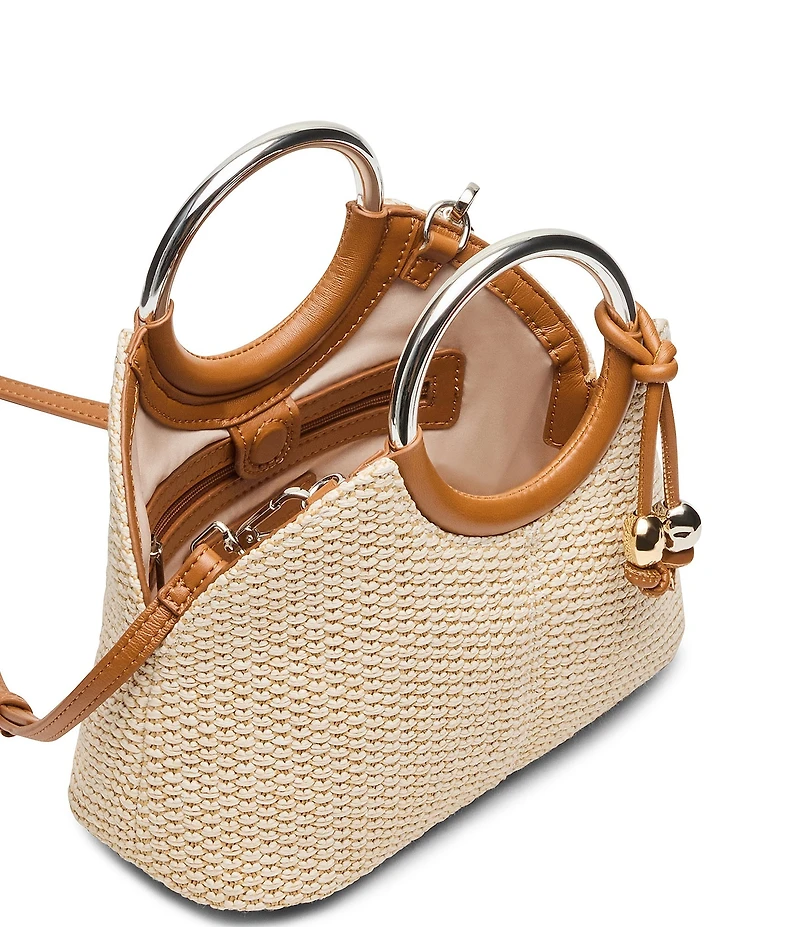 Steve Madden O Ring Handle Straw Bag