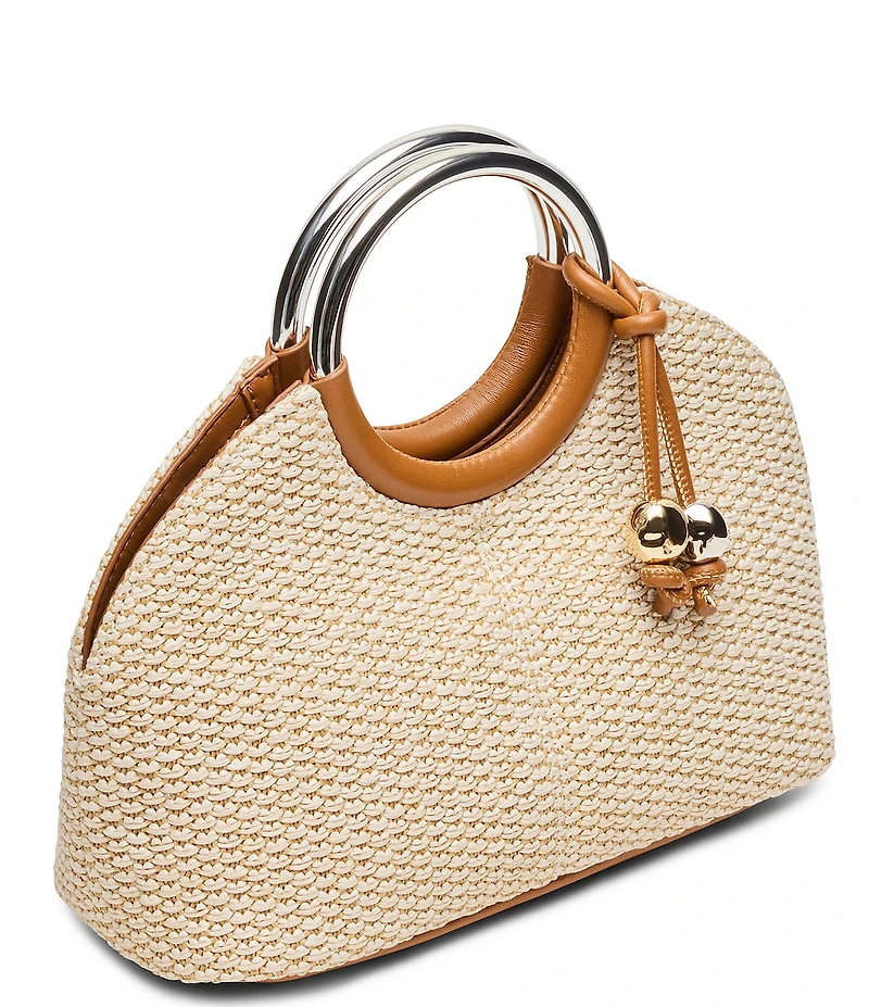 Steve Madden O Ring Handle Straw Bag