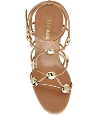 Steve Madden Oaklie Strappy Hardware Detail Platform Espadrille Wedge Sandals