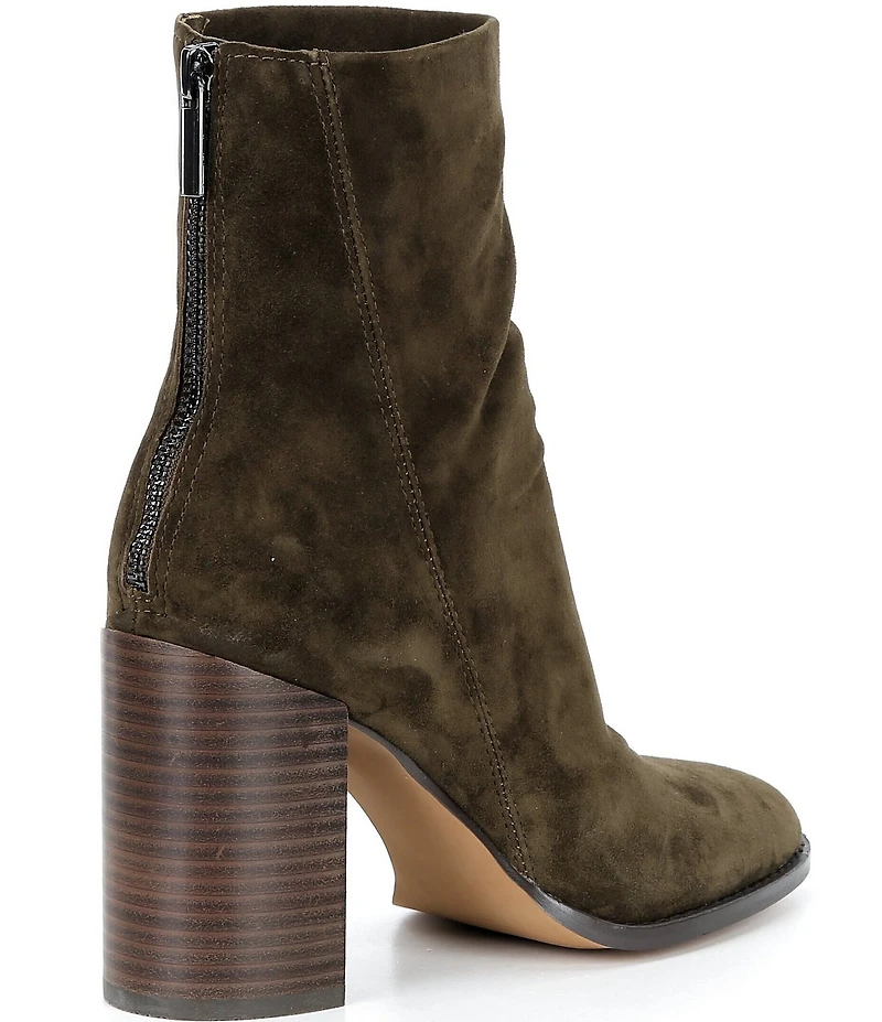 Steve Madden Obsession Suede Block Heel Booties