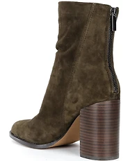 Steve Madden Obsession Suede Block Heel Booties