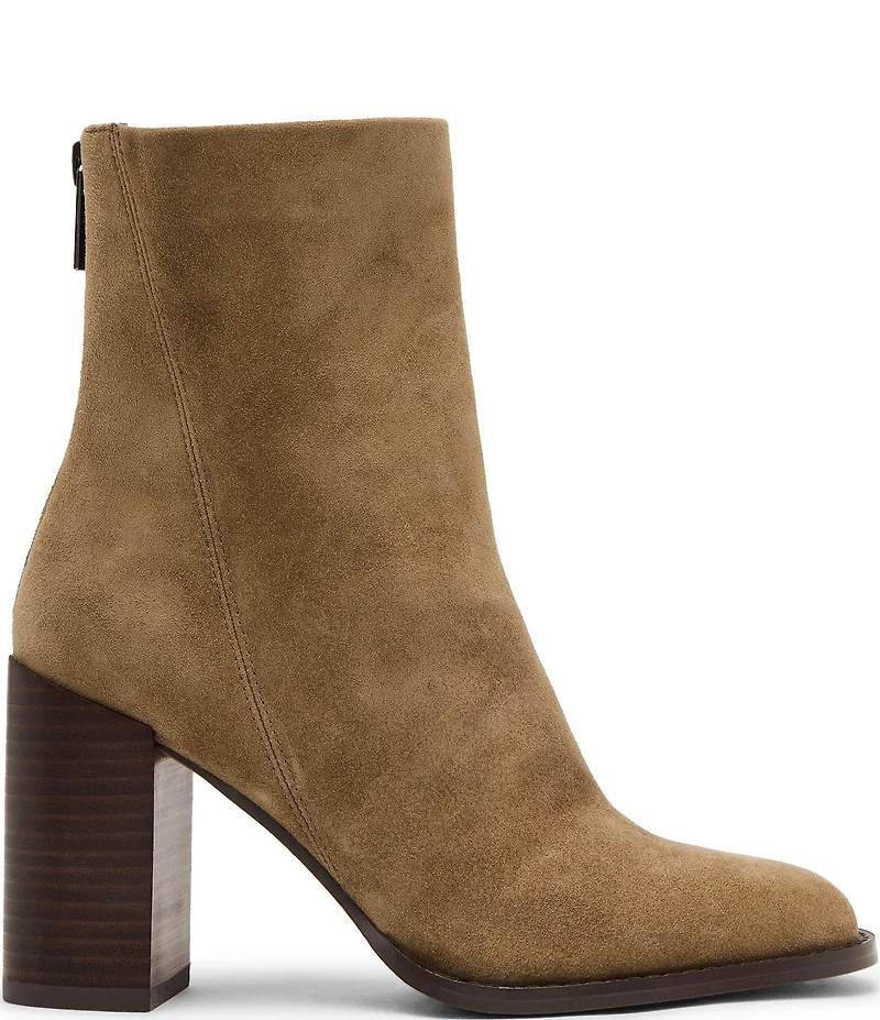 Steve Madden Obsession Suede Block Heel Booties