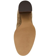 Steve Madden Obsession Suede Block Heel Booties