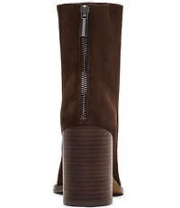 Steve Madden Obsession Suede Block Heel Booties