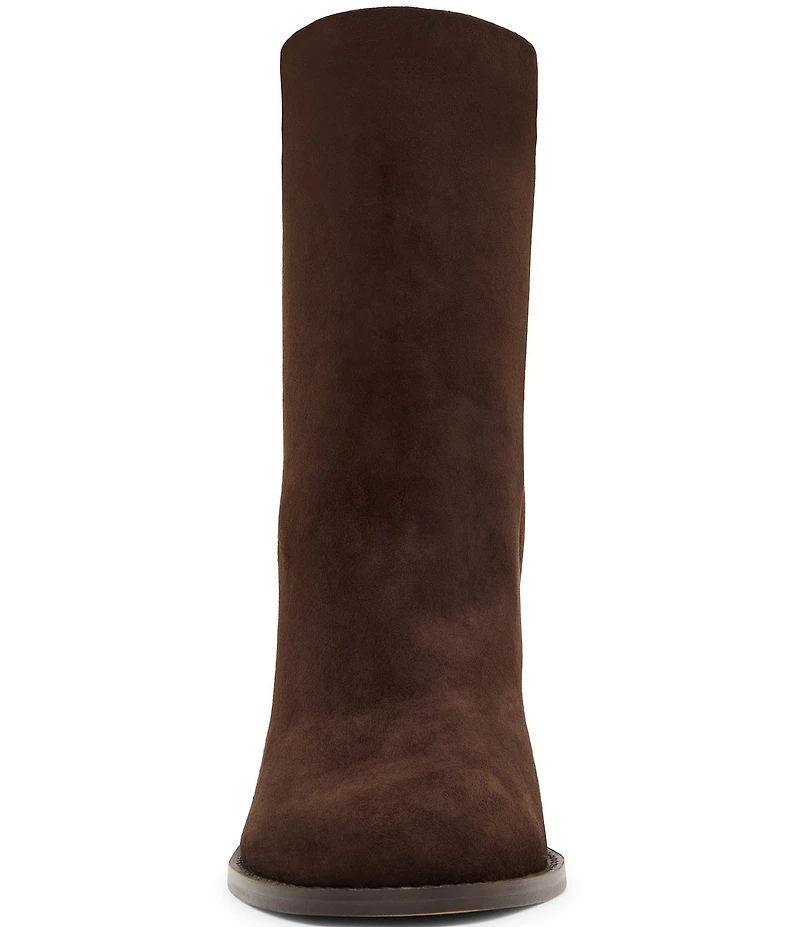 Steve Madden Obsession Suede Block Heel Booties