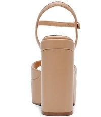Steve Madden Odina Nappa Leather Platform Sandals