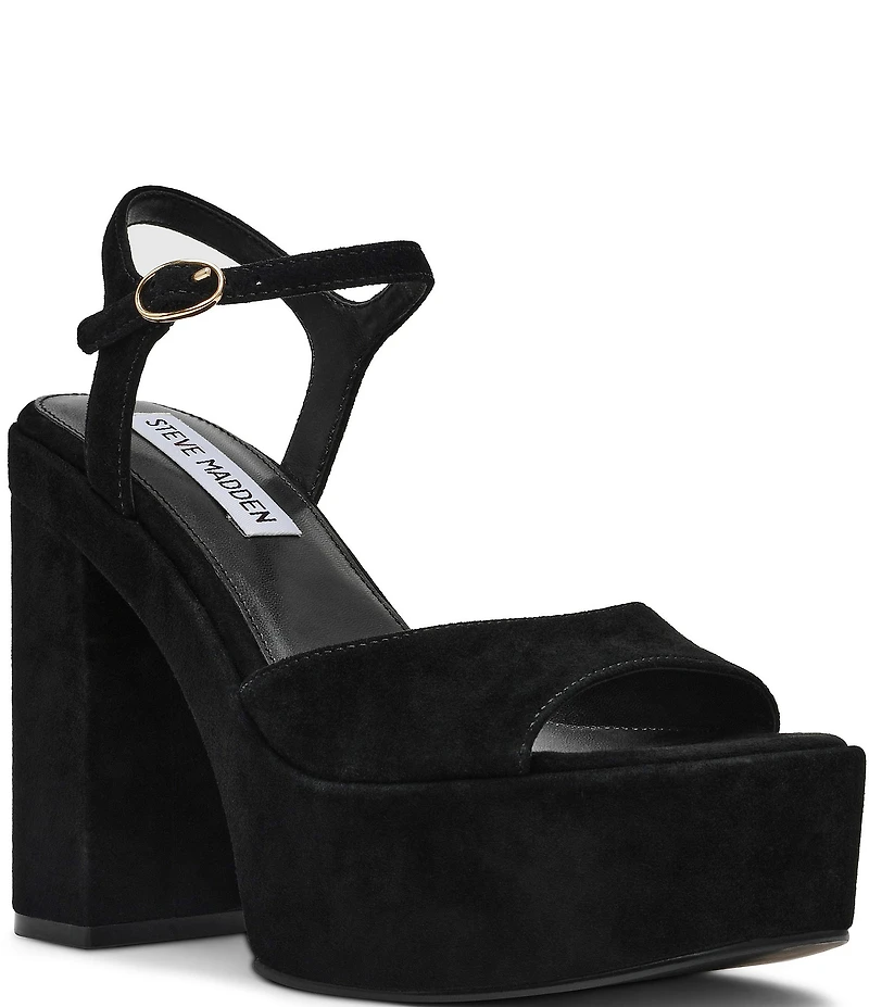 Steve Madden Odina Suede Platform Sandals
