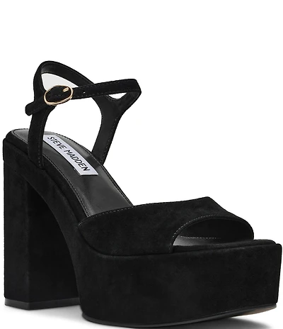 Steve Madden Odina Suede Platform Sandals
