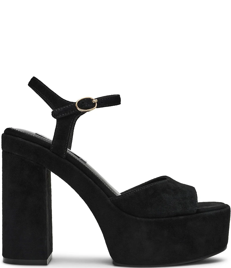 Steve Madden Odina Suede Platform Sandals