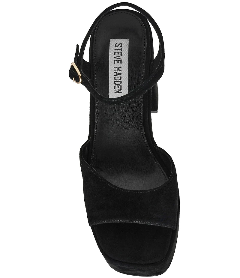 Steve Madden Odina Suede Platform Sandals